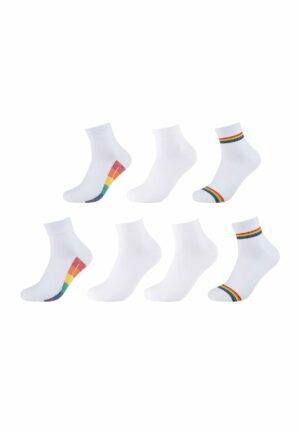 CAMANO Kurzsocken ca-soft 7er Pack rainbow