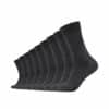 CAMANO Socken 9er Pack comfort mit Bio-Baumwolle anthracite melange