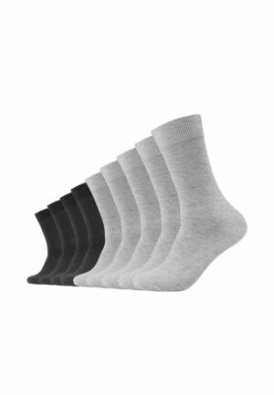 CAMANO Socken 9er Pack comfort mit Bio-Baumwolle light grey melange