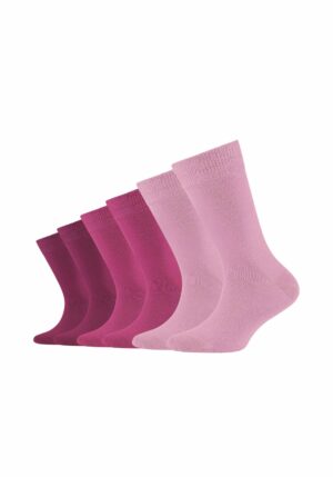 CAMANO Kindersocken ca-soft 6er Pack orchid smoke