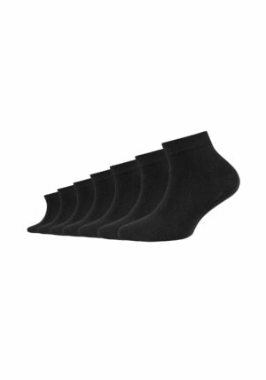 CAMANO Kinder Kurzsocken ca-soft 7er Pack Black