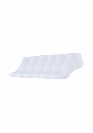 CAMANO Sneakersocken Silky Feeling 6er Pack white