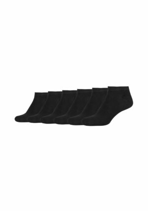 CAMANO Sneakersocken Silky Feeling 6er Pack black