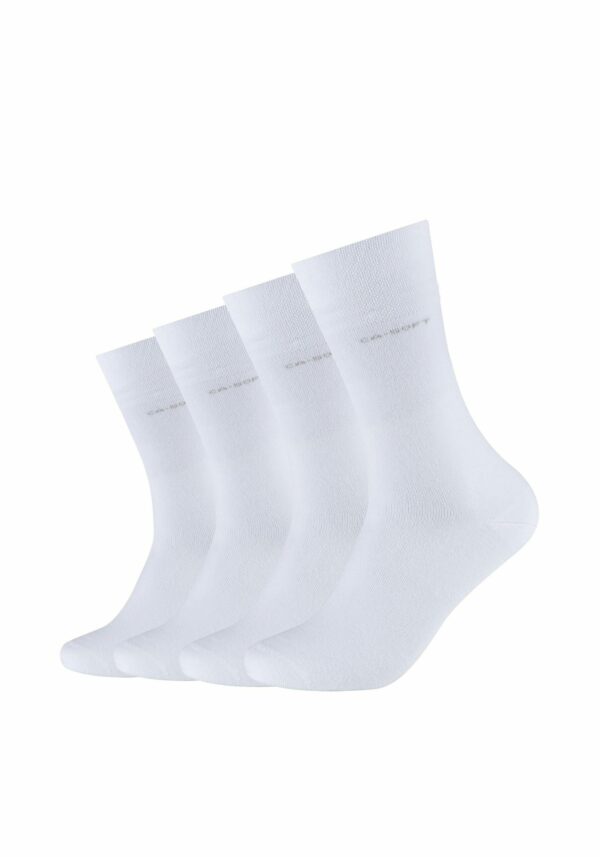 CAMANO Socken ca-soft 4er Pack white