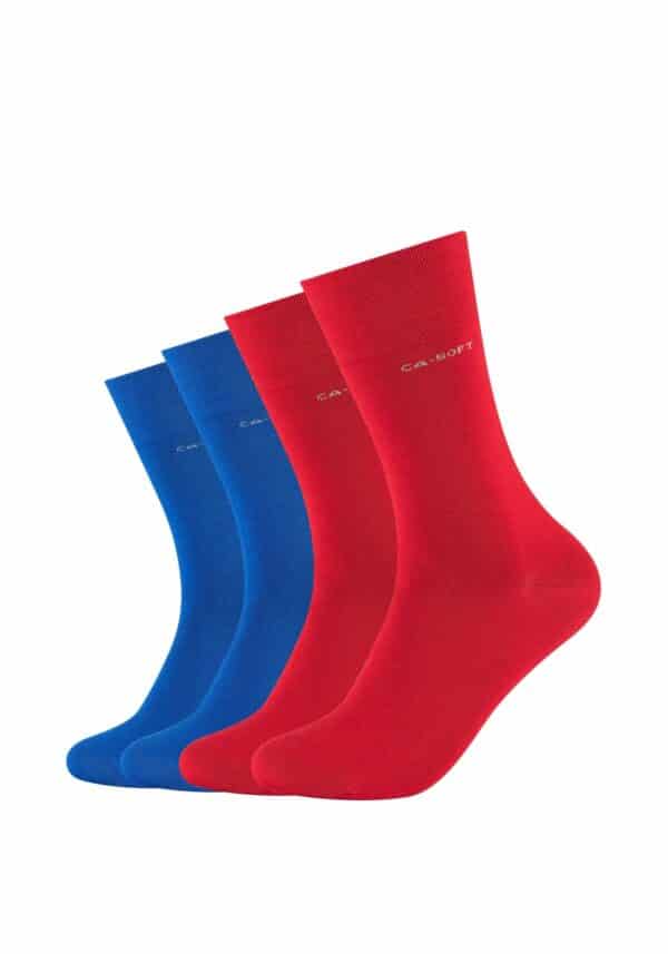 CAMANO Socken ca-soft 4er Pack red