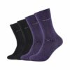 CAMANO Socken ca-soft 4er Pack mulberry purple