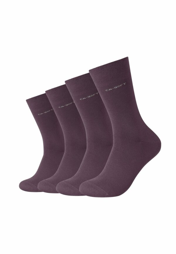 CAMANO Socken ca-soft 4er Pack potent purple