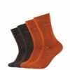 CAMANO Socken ca-soft 4er Pack rust