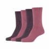 CAMANO Socken ca-soft 4er Pack rose wine