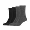 CAMANO Socken ca-soft 4er Pack dark grey melange