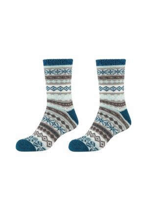 CAMANO Socken Cosy Double Layer Winter 2er Pack seaport