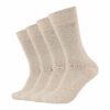 CAMANO Socken ca-soft Bamboo 4er Pack nature melange