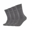 CAMANO Socken ca-soft Bamboo 4er Pack dark grey melange