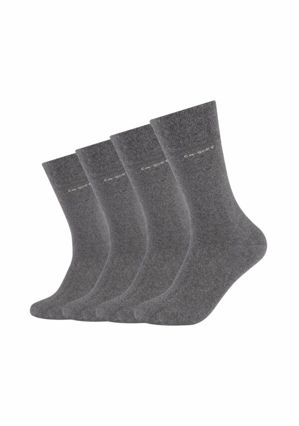CAMANO Socken ca-soft Bamboo 4er Pack dark grey melange