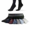 CAMANO Socken comfort 7er Pack in der Geschenk-Box light grey mix