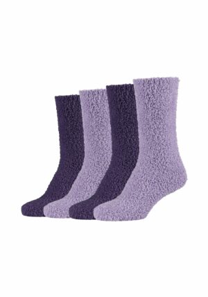 CAMANO Socken mit Recycled Polyester Cosy 4er Pack mulberry purple