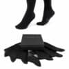 CAMANO Socken ca-soft gemustert 7er Pack in der Geschenk-Box black
