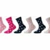 CAMANO Kinder Socken ca-soft Flowers mit Bio-Baumwolle 6er Pack paradise pink