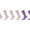 CAMANO Kinder Socken ca-soft Bows mit Bio-Baumwolle 6er Pack lilac petal