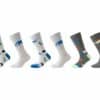 CAMANO Kinder Socken ca-soft Dinosaurier mit Bio-Baumwolle 6er Pack dark grey melange