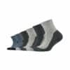 CAMANO Kinder Funktions-Kurzsocken Pro Tex 6er Pack dark grey melange