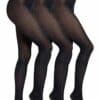 CAMANO Feinstrumpfhose pepita 60 DEN 3er Pack classic navy