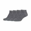 CAMANO Sneakersocken ca-soft Bamboo 4er Pack dark grey melange