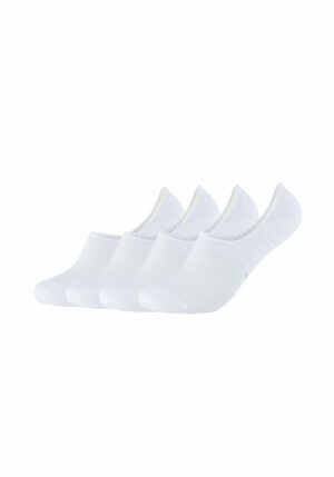 CAMANO Füßlinge invisible ca-soft Bio-Baumwolle 4er Pack white