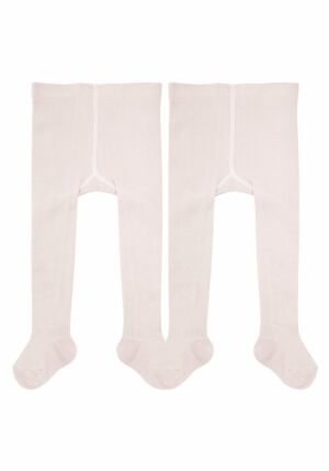 CAMANO Kinder Strumpfhose mit Bio-Baumwolle 2er Pack rosé