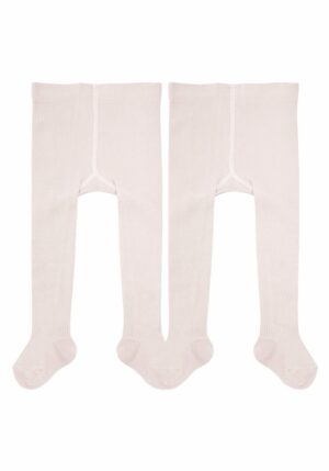 CAMANO Kinder Strumpfhose mit Bio-Baumwolle 2er Pack rosé