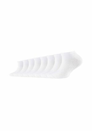 CAMANO Kinder Sneakersocken ca-soft Bio-Baumwolle 8er Pack white