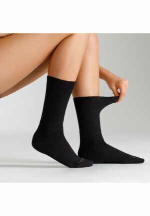 CAMANO Socken Comfort Plus Diabetiker 4er Pack Black