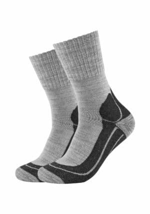 CAMANO Socken Outdoor 2er Pack light grey melange