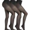 CAMANO Feinstrumpfhose Compression&Active 80DEN 3er Pack anthracite