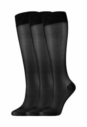 CAMANO Feinkniestrümpfe Compression&Active 80DEN 3er Pack black