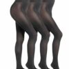 CAMANO Feinstrumpfhose 3D premium True Matt 80 DEN 3er Pack anthracite
