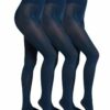 CAMANO Feinstrumpfhose 3D premium True Matt 80 DEN 3er Pack smoked blue
