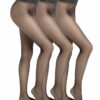 CAMANO Feinstrumpfhose 3D premium Natural 20 DEN 3er Pack anthracite