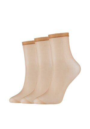 CAMANO Damen Socken 15 DEN Everyday 3er Pack sun kissed