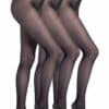 CAMANO Feinstrumpfhose dots 30 DEN 3er Pack navy