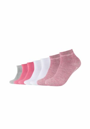 CAMANO Kurzsocken ca-soft 7er Pack pink melange