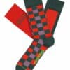 CHEERIO* Socken GLÜHWEIN GLORY in Box 3er Pack flame red/army green