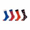 Fun Socks Socken Motifs Graphics 4er Pack golden poppy