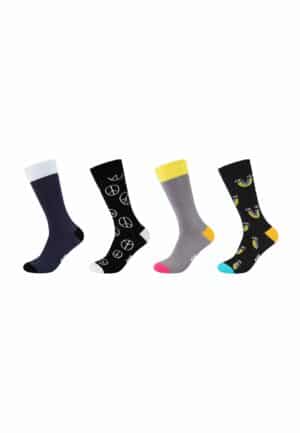 Fun Socks Socken Motifs Graphics 4er Pack barrier reef