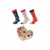 Fun Socks Kinder motifs Socken 3er Pack in Geschenkbox georgia peach