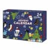 Fun Socks Socken aus Bio-Baumwolle Adventskalender 12er Pack deep cobalt