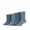 mustang Socken mit Bio-Baumwolle 6er Pack stone mix