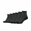 mustang Kurzsocken mit Bio-Baumwolle 6er Pack black