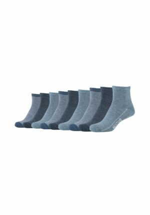 mustang Kurzsocken mit Bio-Baumwolle 6er Pack stone mix