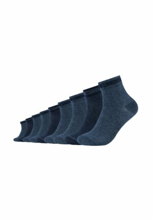 mustang Kurzsocken mit Bio-Baumwolle 6er Pack jeans mix